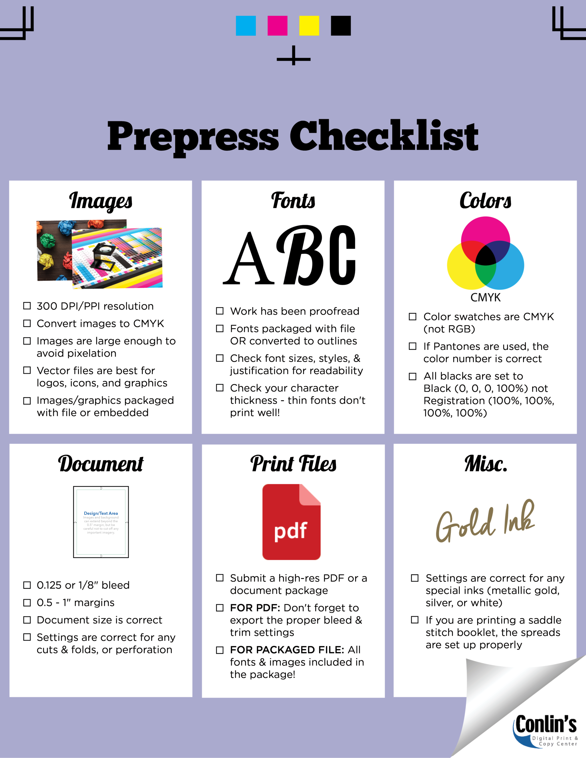 Prepress 101 Tutorials Roundup (With Printable Prepress Checklist)